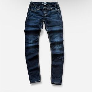 Women's silver jeans